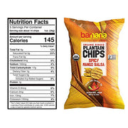 Barnana Spicy Mango Salsa / 40 Ounce (Pack of 1) / 1 Dried Banana Chips