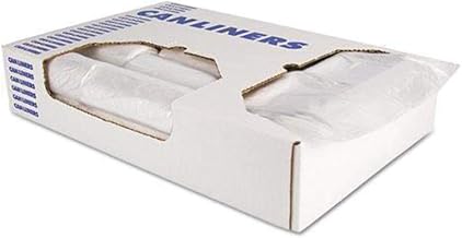 Heritage High-Density Waste Can Liners, 30 gal, 16 microns, 30" x 37", Natural, 25 Bags/Roll, 20 Rolls/Carton