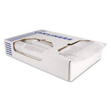 Heritage High-Density Waste Can Liners by Heritage Products – 1 Count (Pack of 1), 30.0 gallons, High Density Polyethylene, clear, Model HERZ6037XNR01