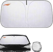 Sun Visor for car windscreen Compatible with BMW M3 CSL E46 2003，car Screen Cover car Sunscreen windscreen,Blocks Sunlight, Heat and UV Rays（Silver）