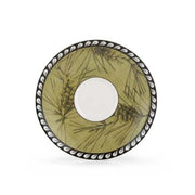 Pine Bough Saucer by Lenox – Small, Bone China, Green, Model 6323596