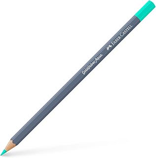 Faber-Castell Creative Studio Goldfaber Aqua Watercolour Pencil, (161), Phthalo Green Pastel, Single Pencil, For Art, Craft, Drawing, Sketching, Home, School, University, Colouring