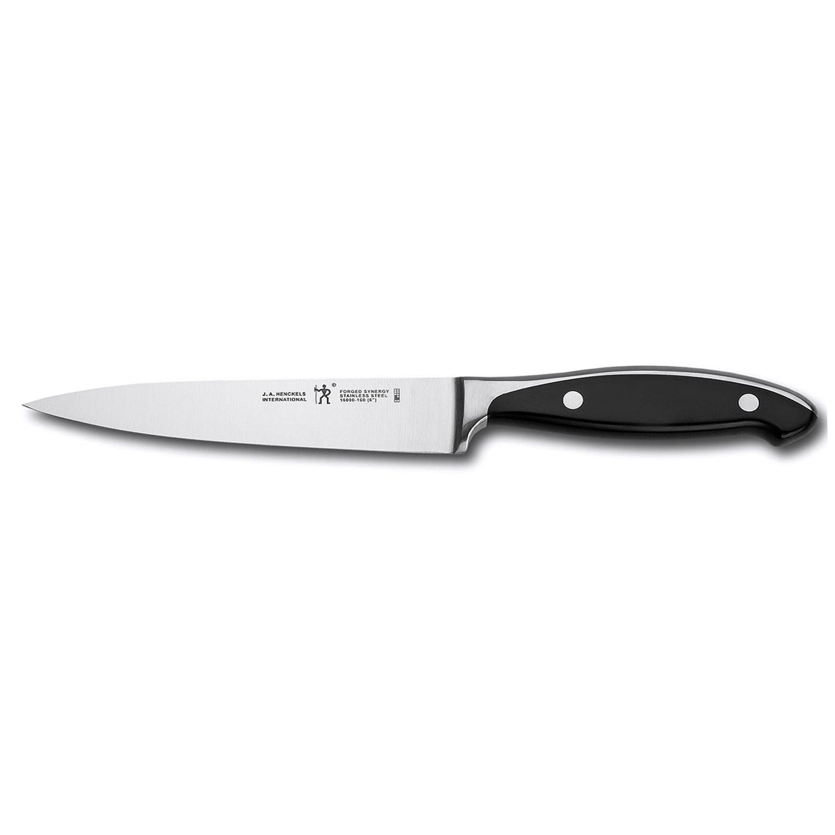 Forged Synergy 3-pc Starter Knife Set by HENCKELS – 3-pc, Stainless Steel, Black/Stainless Steel, Pack of 3, Model 16021-000