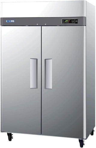 M3F47-2 Two Solid Door Reach-in Freezer by Turbo Air – 47.0 cubic_feet, Model KF45-2