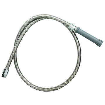 44-Inch Flexible Stainless Steel Hose by T&S Brass – 44-Inch, Stainless Steel, 8, Model B-0044-HML