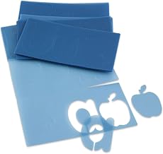Roylco Big Alphabet & Picture Stencils – 52 Reusable Letter & Image Stencil Set for Classroom Art, Bulletin Boards, Painting, Sign Making & Craft Projects