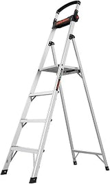 Little Giant Xtra Lite Plus 6 ft Aluminum Stepladder, 15260-095 | Ultra Lightweight Ladder, Full-Size Standing Platform, Wide Anti Slip Steps, Tool Top Cap, Type IAA 375 lbs. Rating