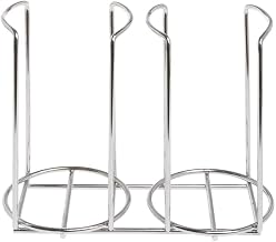 HUBERT Wire Two Cup/Lid Holder - Chrome