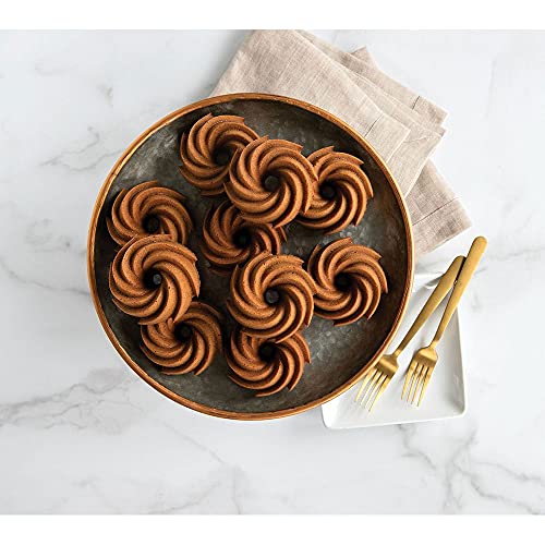 Nordic Ware Gold / 4 Cup (Pack of 3) / 4.0 cups Bundt Pans