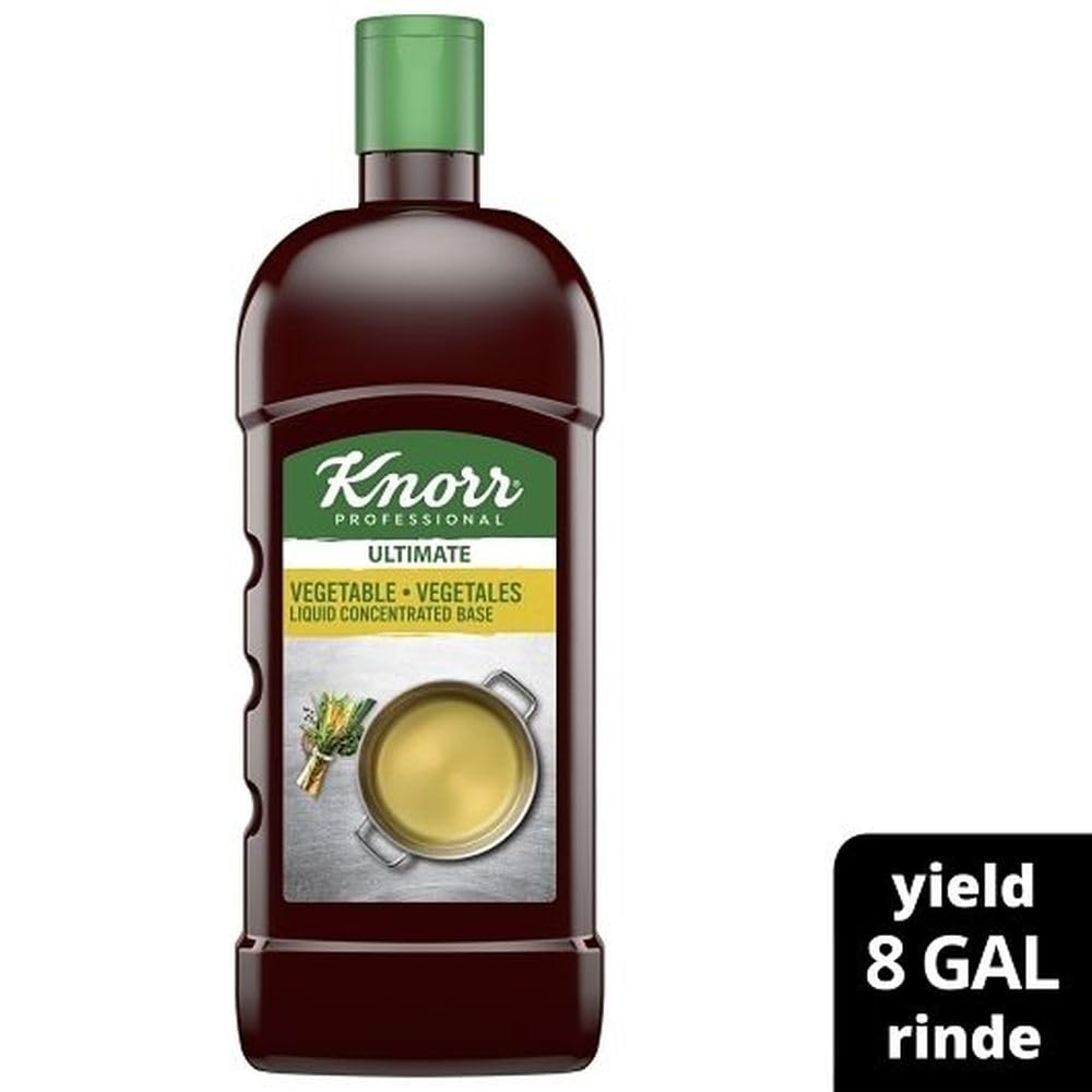 Vegetable Liquid Concentrated Base 32 ounce - 4 per case. by Knorr – Pack of 4