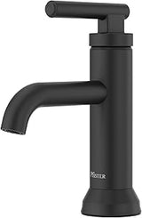 Pfister Capistrano Single Handle Matte Black Bathroom Faucet LF042CSOSDB
