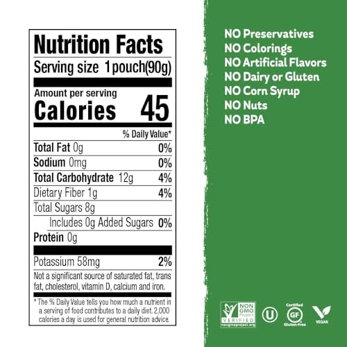 Buddy Fruits Apple / 3.2 Ounce (Pack of 18) / White Applesauce
