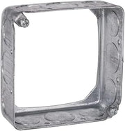 RACO 204 Square Wall Box, 1-1/2-Inch Depth, 1/2-Inch-3/4-Inch Knock-Outs, 4-Inch (Pack of 50)