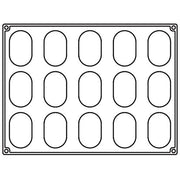 Pavoflex Silicone Baking Mold Freezing Mould by Pavoni – 12 cups, Silicone, Black, Model PX4345