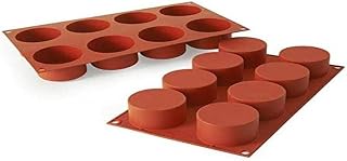 Silikomart 26.119.00.0065 SF 119 Shape Cylinders Silicone Mould Brick Red 3.5 x 17.5 x 31 cm