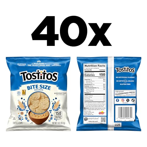 Tostitos Bite Size Rounds / 40 Ounce (Pack of 1) / 1 Tortilla