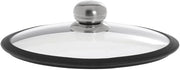 Fundix Classic Glass Paella Pan Lid with Silicone Rim - 12 1/2" Dia