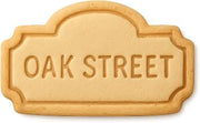 Misty Oak Street Cookie Cutter & Stamp, Fondant & Clay Cutter - 4x2.5"