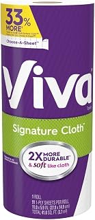Viva Signature Cloth Paper Towels, Choose-A-Sheet, Big Roll, 12.67 Ounce