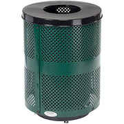 Global Industrial Green / Industrial / 36.0 gallons Outdoor Trash Cans