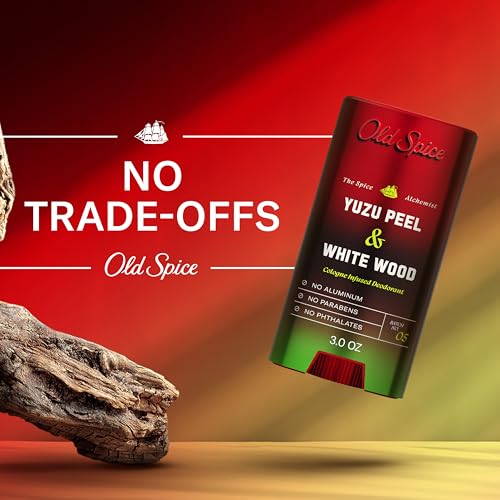 Old Spice Yuzu Peel + White Wood / 3 Ounce (Pack of 1) / 1 Deodorant