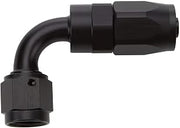 Reusable Hose End Black 90 Deg Elbow -6
