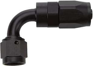 Reusable Hose End Black 90 Deg Elbow -6