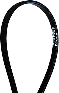 AMANA 3394652 Replacement Clothes Dryer Belt for Whirlpool, Sears Replaces Part Numbers AP2946614, PS345337, 3394652