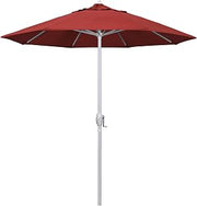 California Umbrella 7.5' Rd Aluminum Patio Umbrella, Crank Lift