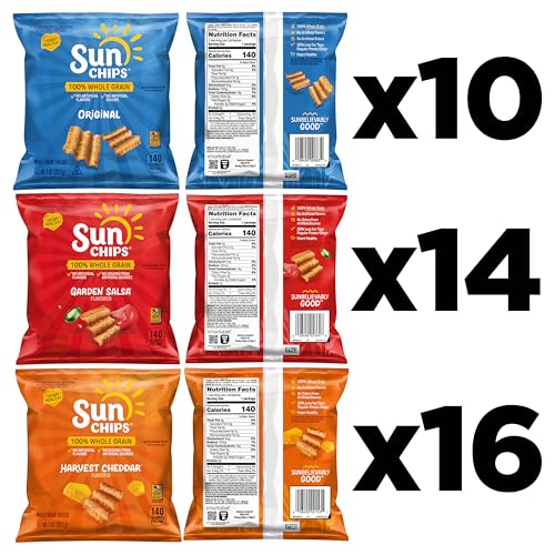 Sunchips Variety Pack / 40 Count (Pack of 1) / 1 Chips & Crisps