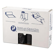 40-45 Gallon Trash Can Liner by Inteplast – 250 Count (Pack of 1), 45.0 gallons, High Density Polyethylene, Black, Model S404812K