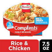HORMEL COMPLEATS Rice & Chicken / 7.5 Ounce (Pack of 7) / 1 Seasoned Rice