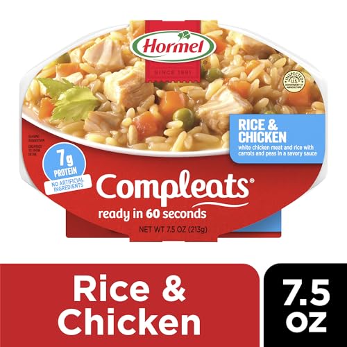HORMEL COMPLEATS Rice & Chicken / 7.5 Ounce (Pack of 7) / 1 Seasoned Rice