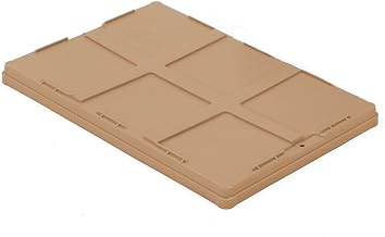 Orbis Beige Plastic Poultry Tote Lid - 24"L x 16"W x 1 4/5"H