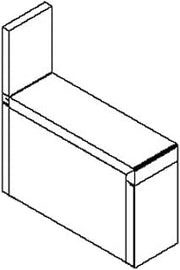 Perlick TSD6FA 6"W Underbar Filler Section Add On Unit