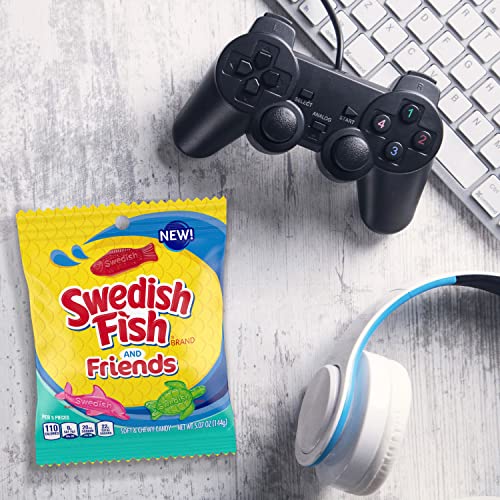 Swedish Fish Mixed-Fruit / 5.07 Oz (Pack of 12) / Green,Red Gummy Candy