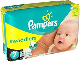 Pampers Swaddlers Diapers, Size 2, 32 Count