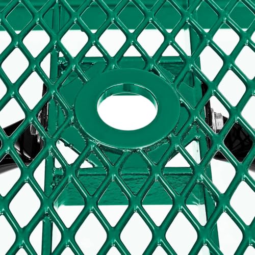 Global Industrial Green / 96"l X 60"w X 29.5"h / Industrial Picnic Tables
