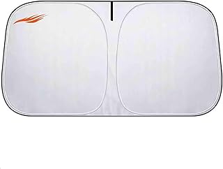 generic windscreen Sun Shade Compatible with BMW M4 CSL 2022-present,Car Windshield Visor, Front Windshield Visor, Foldable Visor, Reflective uv dust Cover(Silver)