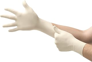 Ansell Small White TouchNTuff 5 mil Latex Disposable Gloves