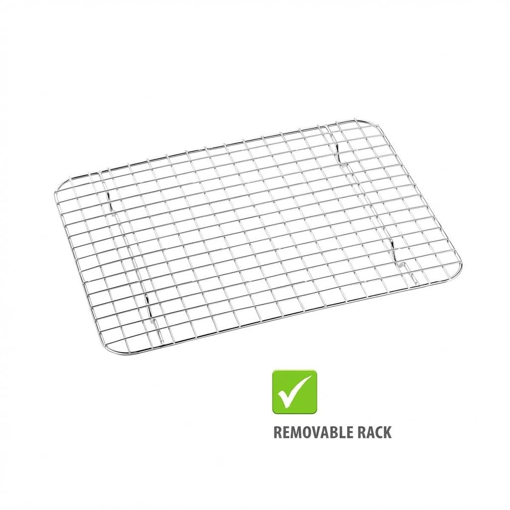 VARIADO Baking Tray 31.5 cm with Stainless Steel Cooling Rack | Baking by GEFU – Model 14765