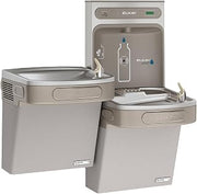 Elkay LZSTLG8WSLK EZH2O Bottle Filling Station & Versatile Bi-Level ADA Cooler, High Efficiency Filtered 8 GPH Light Gray