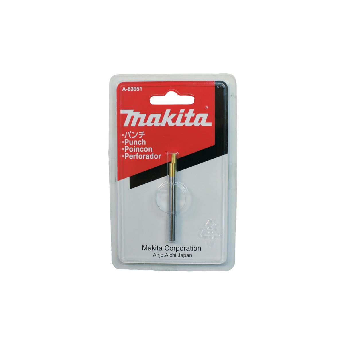 Punch for JN by Makita – Alloy Steel, Gold, Model A-83951