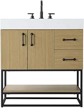 Caroline Bathroom Vanity Honey Brown