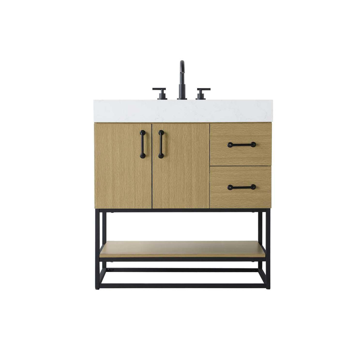 Caroline Bathroom Vanity Honey Brown by Lighting Design – Wood, Honey Brown, Model VF29232MHB