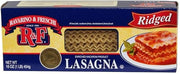 AIPC Ravarino and Freschi Ribbed Lasagna, 1 Pound -- 12 per case.
