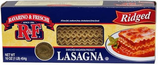 AIPC Ravarino and Freschi Ribbed Lasagna, 1 Pound -- 12 per case.