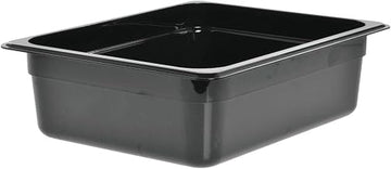 Cambro Manufacturing 24CW110 Camwear Food Pan Half Size Black 4'' (1 EACH)