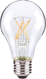 Satco S21712 5 watt; A19 LED; Clear; 2700K; Medium Base; 120 Volts; 48 Bulbs