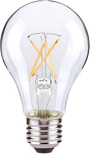 Satco S21712 5 watt; A19 LED; Clear; 2700K; Medium Base; 120 Volts; 48 Bulbs